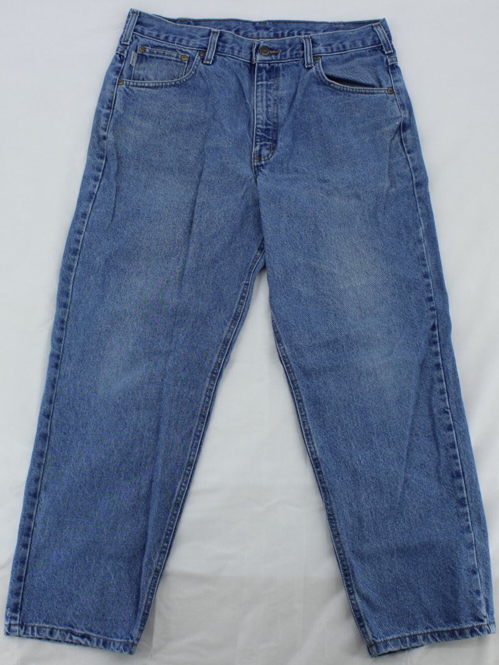 Vintage Carhartt Classic Relaxed Fit Straight Leg Jeans‎ - Blue Denim - Size W36